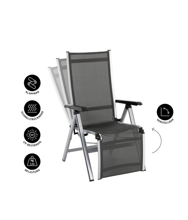MWH Relaxsessel Elements, Silber 5 MWH Relaxsessel Elements, Silber – Bild 3