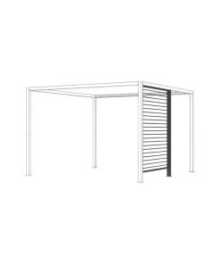 Siena Garden Schattenmanufaktur® Pergola Blende Aluminium, Ca. B160/H210 Cm
