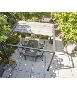 Siena Garden Schattenmanufaktur® Pergola Dachbezug Libera -Gartenmöbel Verkauf 2048858 WE MO 005 LieberaDachbezugsilber