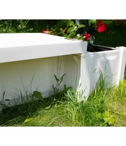 KHW Kunststoff-Gartenbank Berlin -Gartenmöbel Verkauf 2547339 WE DE 003 BankBerlinweiss