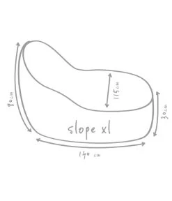 Outbag Outdoor-Sitzsack Slope XL Plus -Gartenmöbel Verkauf 3464930 WE DE 002 SlopeXlPlusAnthrazit