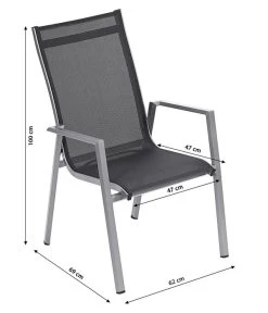 Dehner Stapelstuhl Macon -Gartenmöbel Verkauf 4030771 WE BG 001 StapelstuhlMacon