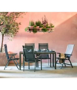 Dehner Ausziehtisch Chicago, Ca. B160-210/H74/T90 Cm 23 Dehner Ausziehtisch Chicago, Ca. B160-210/H74/T90 Cm -Gartenmöbel Verkauf 4210381 WE MO 003 GruppeChicagoNEU