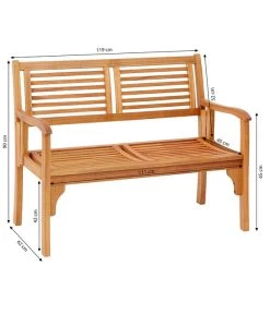 Dehner Klappbank Douglas, 2-Sitzer -Gartenmöbel Verkauf 4216784 WE BG 001 KlappbankDouglas