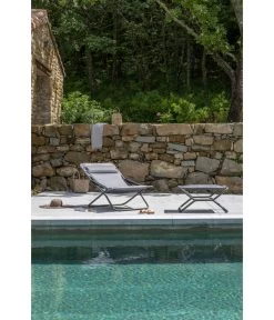 Lafuma Hocker Next, Be Comfort® -Gartenmöbel Verkauf 4287454 WE MO 002 LafumaLiegestuhlTransabedsilber