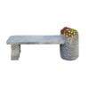 Dehner Granit-Gartenbank Flora, Ca. B130/H45/T30 Cm, Grau -Gartenmöbel Verkauf 4302600 WE FS 001 DehnerGranitGartenBankFlora