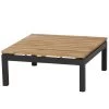 Siena Garden Teak-Loungetisch Alvida, Anthrazit/natur, Ca. B74/H30/T74 Cm -Gartenmöbel Verkauf 4330155 WE FS 001 Loungetischalvida