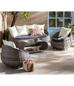 Dehner Geflechtsessel Avani -Gartenmöbel Verkauf 4418786 WE MO 001 LoungesesselAvaniNeu