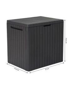 Keter Aufbewahrungsbox City Box, 113 Liter, Ca. B41,6/H51,6/T57 Cm 11 Keter Aufbewahrungsbox City Box, 113 Liter, Ca. B41,6/H51,6/T57 Cm -Gartenmöbel Verkauf 4422481 WE BG 001 AufbewahrungsboxCity