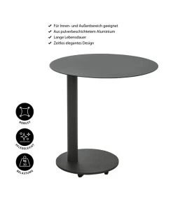 Dehner Beistelltisch Mika, Ca. Ø50/H50 Cm -Gartenmöbel Verkauf 6701015 WE IG 001 BeistelltischMika