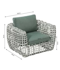 Dehner Flechtlounge Bali, 4-teilig -Gartenmöbel Verkauf 6705305 6705321 WE BG 001 LoungeBaliSesselFinal