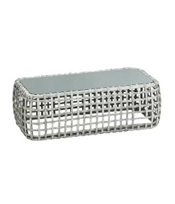 Dehner Flechtlounge Bali, 4-teilig -Gartenmöbel Verkauf 6705305 WE FS 003 LoungeBaliTischFinal