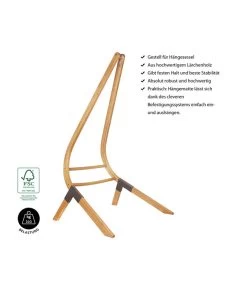 La Siesta Hängesesselgestell Calma Nature 12 La Siesta Hängesesselgestell Calma Nature -Gartenmöbel Verkauf 6743306 WE IG 001 HMStaenderCalmaNature