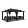 Sojag Pavillon Meridien 12x16, Ca. B485/H270/T365 Cm -Gartenmöbel Verkauf 6752737 WE FS 001 PavillonMeridien