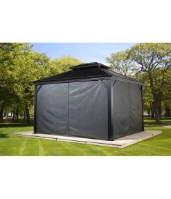 Sojag Vorhang-Set Messina -Gartenmöbel Verkauf 6752810 WE MO 003 VorhangSetMessina