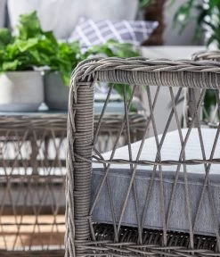 Dehner Geflechtlounge Santos, 4-teilig -Gartenmöbel Verkauf 6875074 WE DE 004 LoungeSantosNEU