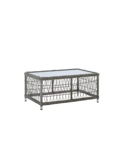 Dehner Geflechtlounge Santos, 4-teilig -Gartenmöbel Verkauf 6875074 WE FS 004 LoungeSantosNEU