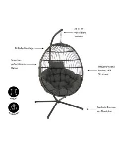 Sungörl Hängesessel Folt Meran -Gartenmöbel Verkauf 6935118 WE IG 001 HaengesesselFoltMeran