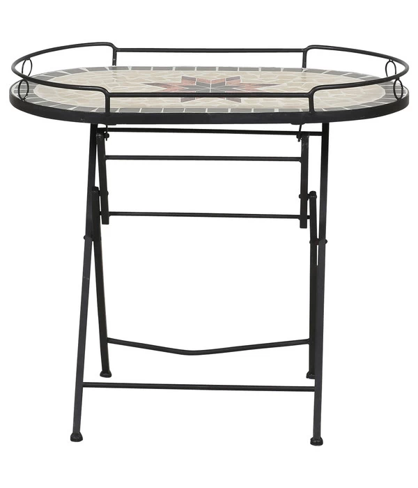 Siena Garden Mosaikserviertisch Stella, Ca. B68/H60/T41 Cm 3 Siena Garden Mosaikserviertisch Stella, Ca. B68/H60/T41 Cm