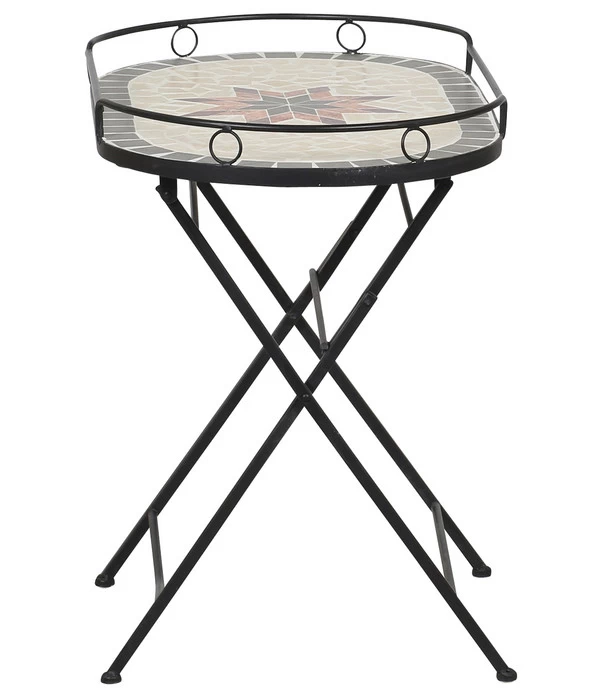 Siena Garden Mosaikserviertisch Stella, Ca. B68/H60/T41 Cm 4 Siena Garden Mosaikserviertisch Stella, Ca. B68/H60/T41 Cm – Bild 2